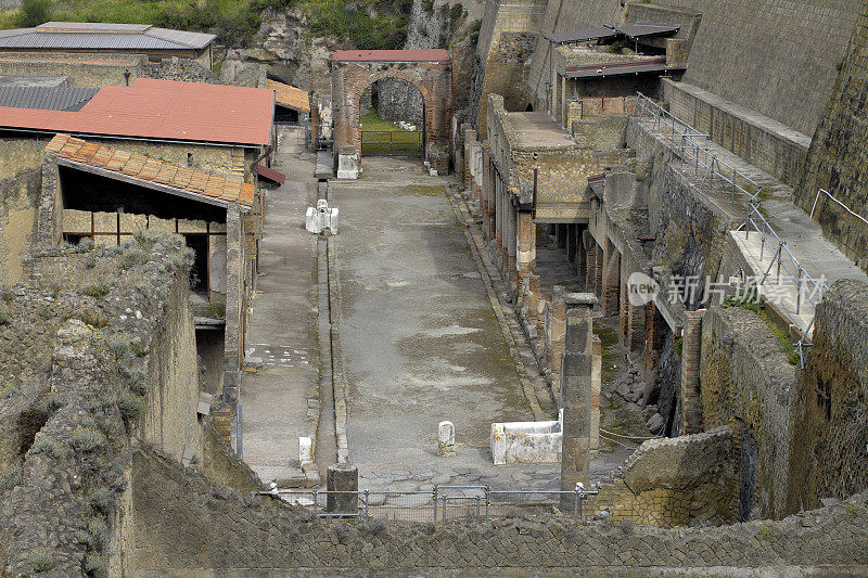 意大利Herculaneum Ercolano scavi的发掘